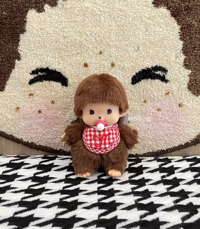 In Stock 15cm Mongon Monkey Kawaii Doll Keychain Bag Pendants Toy Hand Puppet Decompression Children Cute Gift Decoration Gift