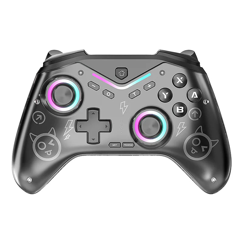 Controlador de jogo CM-619 switch suporta controlador sem fio de motor duplo IOS/Android/PC com luz deslumbrante