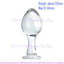 55mm cristal dourado grande vidro anal plug buttplug vibrador massageador de próstata feminino masturbação erótica brinquedos sexuais adultos para homem