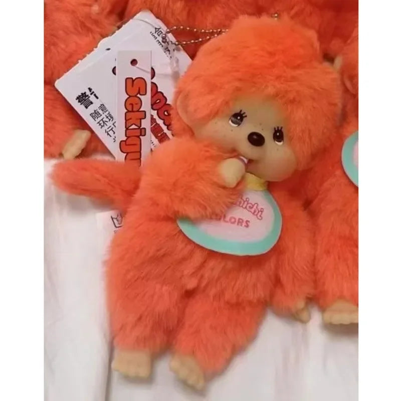Anime Monchhichi Pendant Plush Doll - Cute Cartoon Character Standing Transformation Claw Machine Toy Multiple Selection Availab
