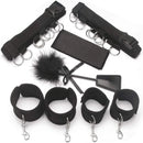 Conjunto bdsm de brinquedo, algemas sexuais para casal, kit adulto, algema sexual bdsm, venda, strapon, cama, bondage, escravo, sadomasochismo