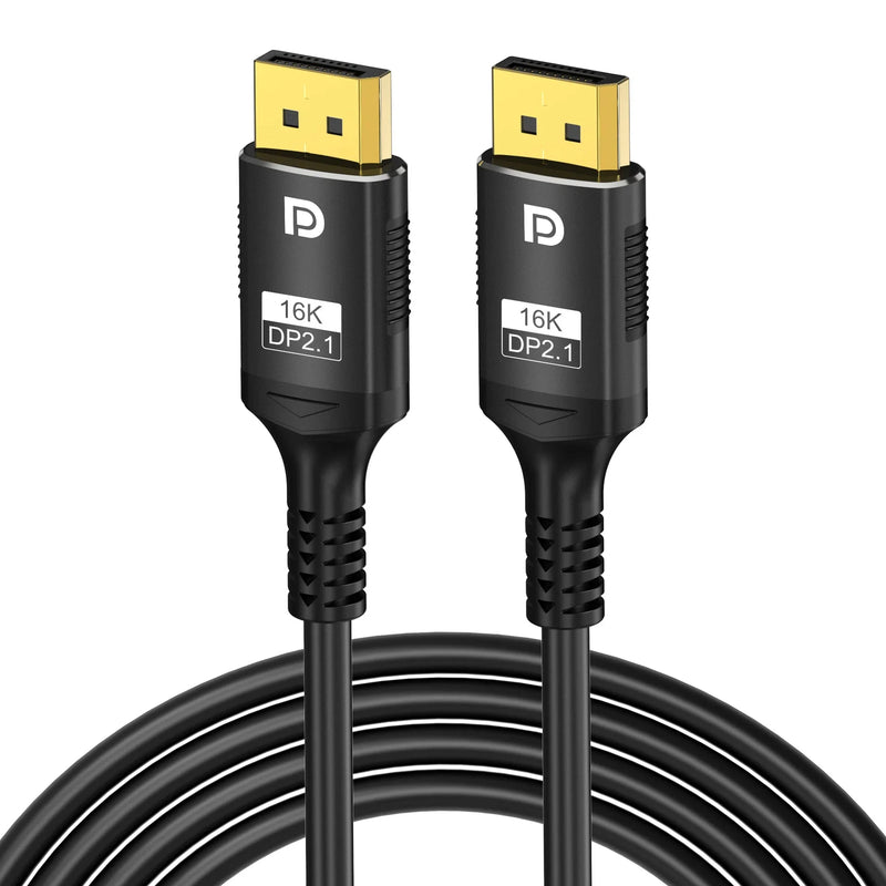 HDMI Cable 16K DP 2.1 8K@120Hz 4K@240Hz 80Gbps  HDR Video Audio  Display Port for Laptop TV Xbox Projector Gaming Monitor