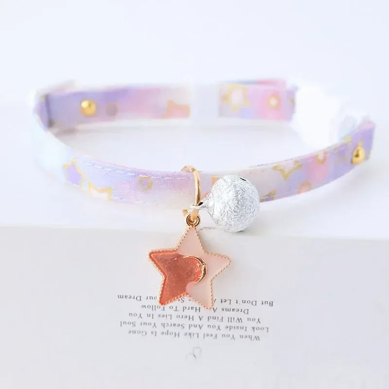 Adjustable Newborn Kitten Collar, Breakaway Safety Collar with Bell, Soft and Comfortable, Ideal for Small Dogs, Pet Accessories