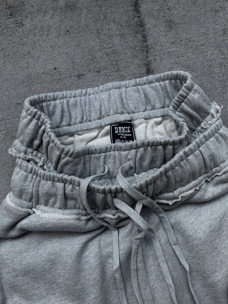 Fashion Double Waist Old Shabby Casual Shorts Mens Sports Gym Basketball Shorts Sweatpants Y2k Multi Pocket Zipper Jogging Short