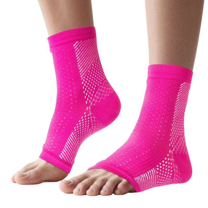 1Pair Neuropathy Socks - Peripheral Neuritis Therapy Compression Diabetic Open-Toe Foot Sleeves for Ankle Gout,Nerve Damage Pain