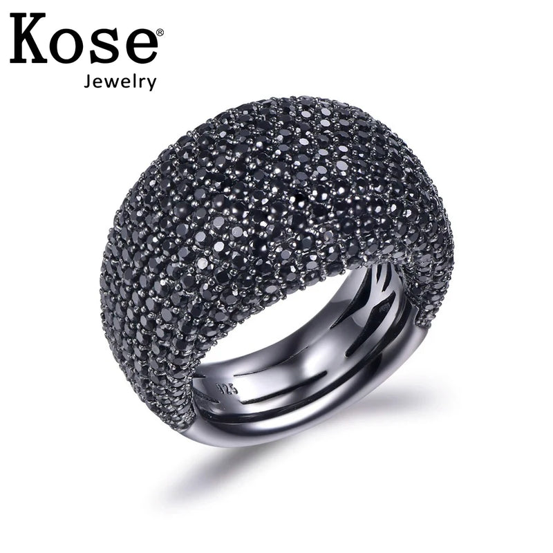 Kose Anéis de Dedo para Homens e Mulheres, 100% 925 Sterling Silver, Tamanho Diferente, Presente Dos Namorados, Jóias Finas