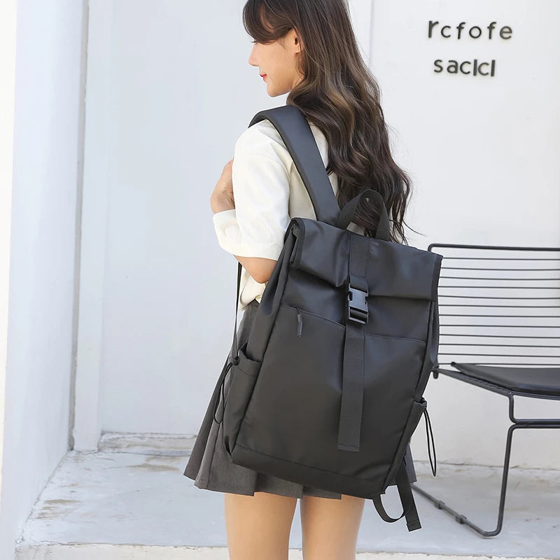 British Backpack For Men Women New 14-15.6 Inch Laptop Backpack Oxford Cloth Waterproof Short Distance Travel Backpack Men Black