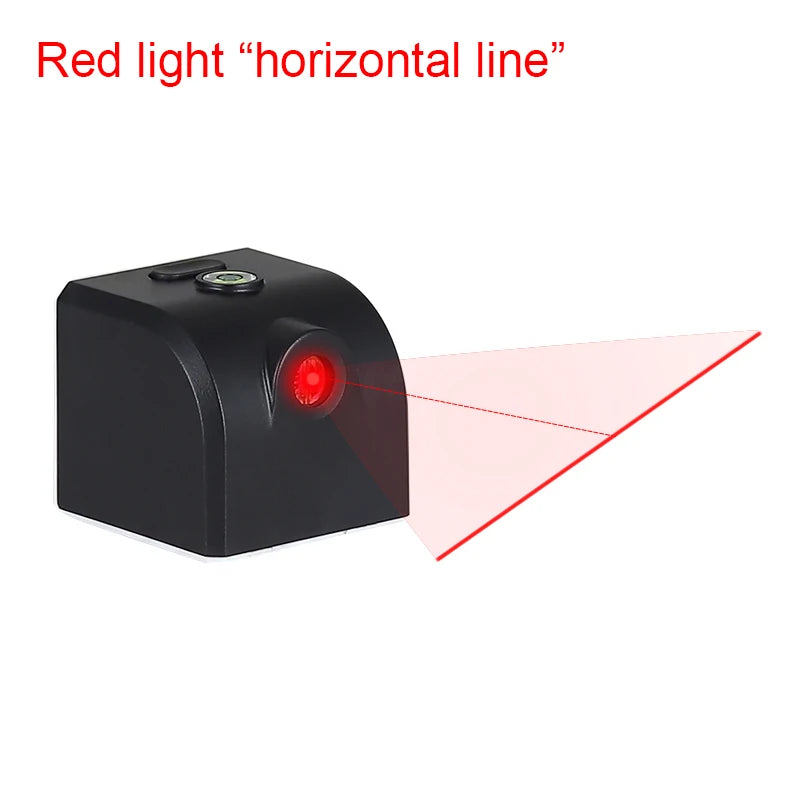 Mini laser nível redlight cruz horizontal linha vertical calibrador ferramenta de medição portátil com função adsorção reparação