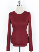 Camiseta estilo coreano magro camisetas 2025 sexy camisetas de algodão manga longa verão topos camiseta femme cáqui azul branco preto