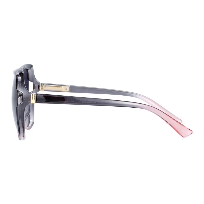 Óculos de sol feminino com armação grande BARCUR, lentes elegantes com gradiente, acessórios de vestuário, proteção UV400, óculos de sol polarizados