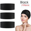 10/50/100 pçs descartável spa facial headbands branco facial esteticista bandana envoltório não tecido macio cuidados com a pele salão de beleza supplie