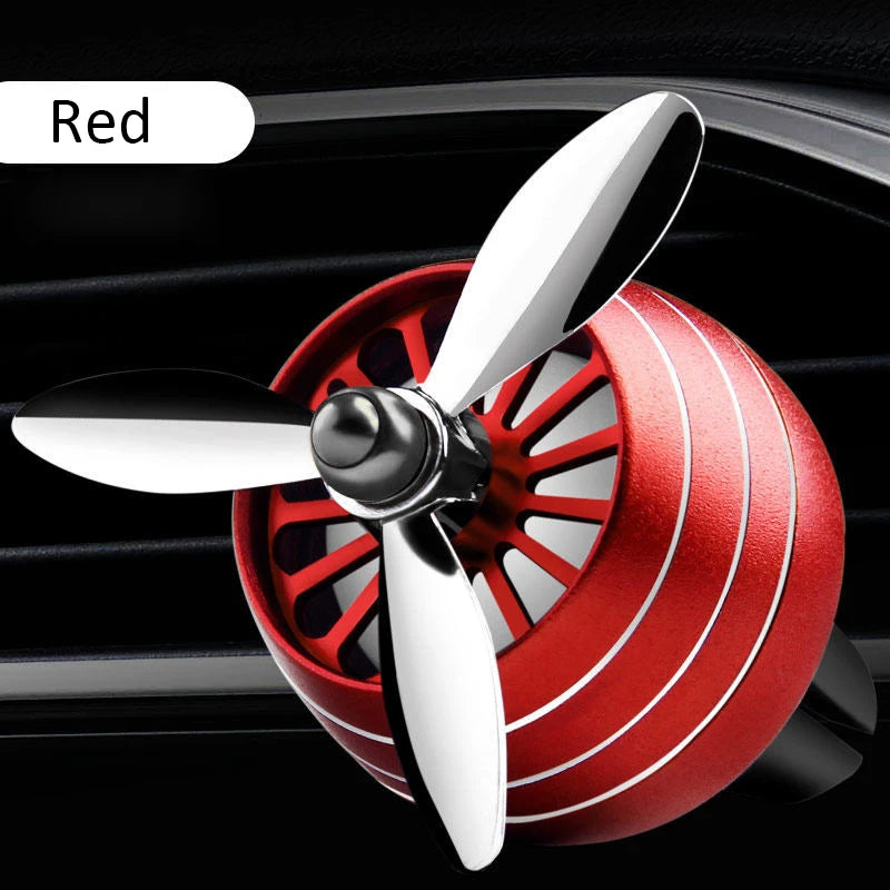 Car Conditioning Smell Air Freshener Alloy LED Auto Vent Outlet Perfume Clip Fresh Aromatherapy Fragrance Atmosphere Light New