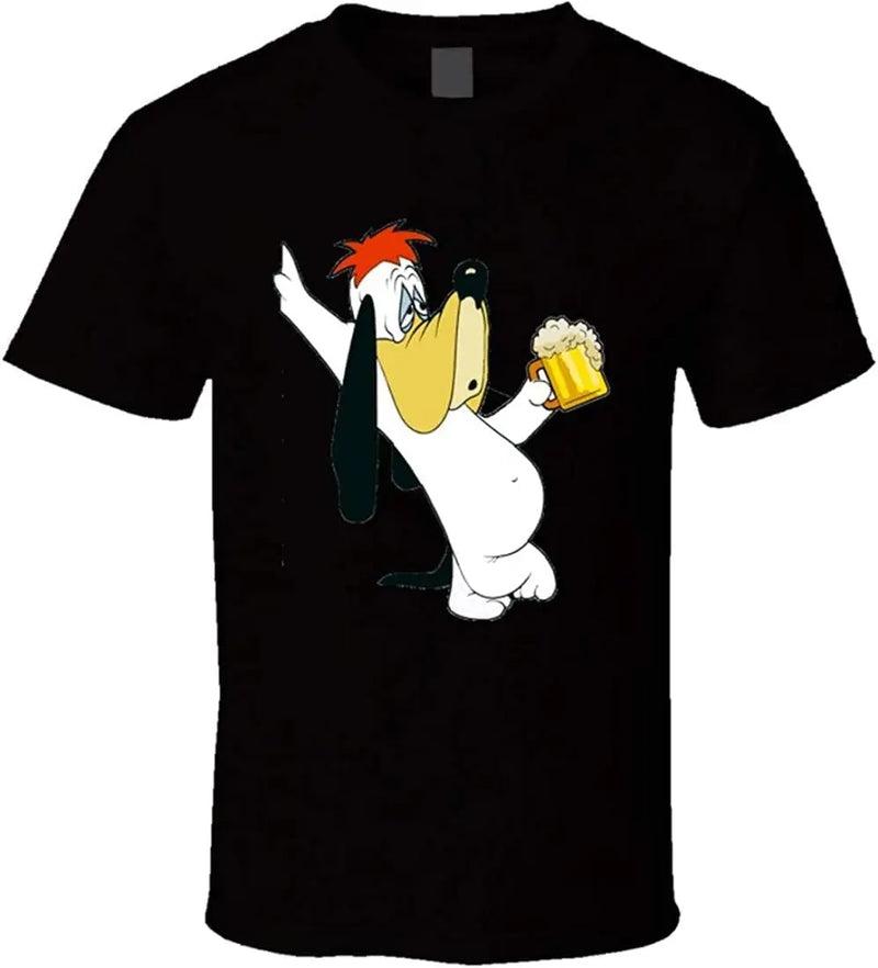 Droopy Dog Anime Graphic Shirt Cartoon Retro T-Shirt,Crew T-shirt