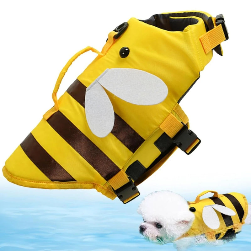 Summer Pet Dog Life Jacket Vest Clothes Adjustable Waterproof High Buoyancy Durable Dog Swimming Suit Pet Swim Practice Supplies