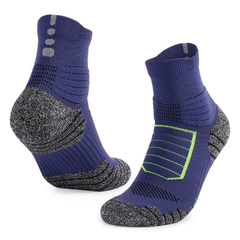 1 Pairs Cotton Professional Basketball Socks Sport For Men Thickened Towel Bottom Cycling Climbing Running Breathable Non-Slip
