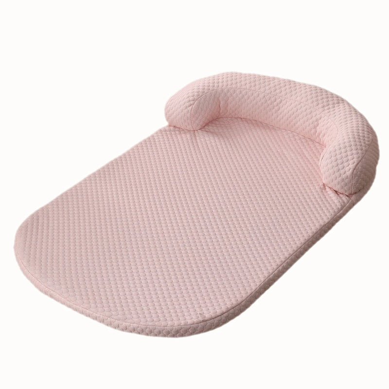 Cama grande para cães, respirável, primavera verão, resfriamento, antiderrapante, cama para gatos com travesseiro, tecido de seda gelada, cama para cães pequenos, almofada para animais de estimação