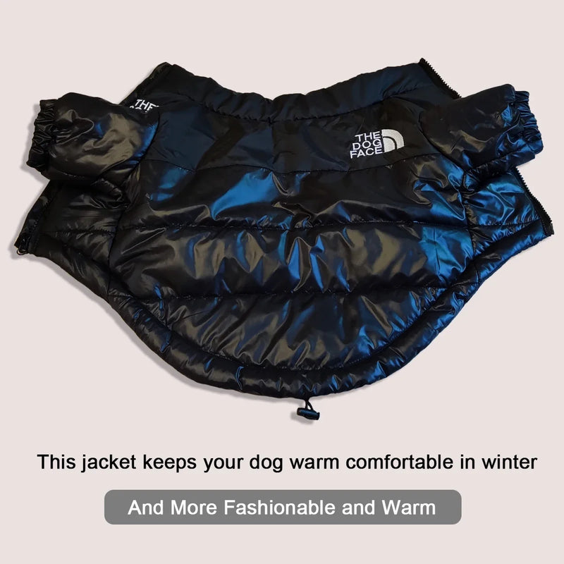 Grande inverno roupas para cães de estimação buldogue francês filhote de cachorro quente jaqueta à prova de vento pequeno médio cão casaco reflexivo chihuahua roupas para animais de estimação
