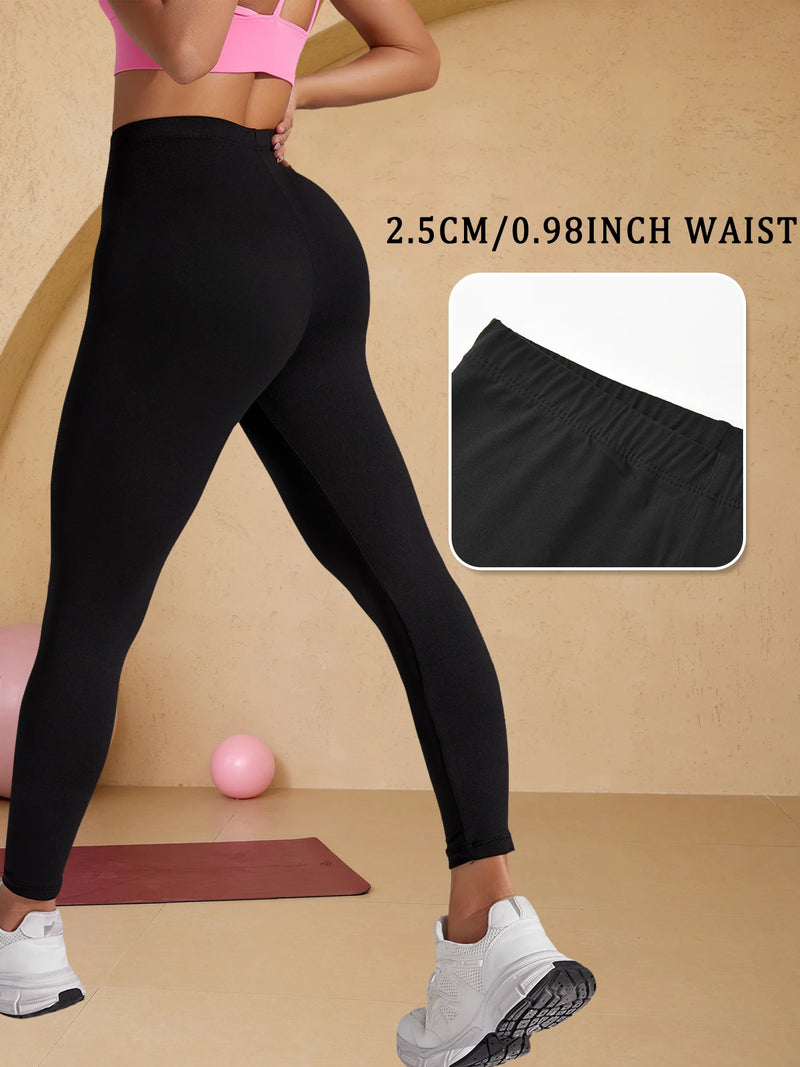 Plus Size 5 Pack Super Soft Sport Leggings For Women  No See Through Workout Running Yoga Athletic Leggings RUNNING