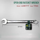 Laoa 8-27mm chave de catraca de extremidade aberta combinação chave de soquete de catraca chave universal ferramenta manual de reparo de carro de bicicleta