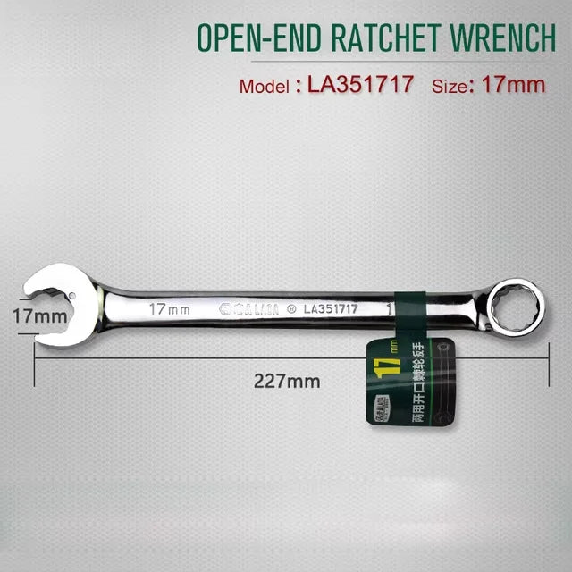 Laoa 8-27mm chave de catraca de extremidade aberta combinação chave de soquete de catraca chave universal ferramenta manual de reparo de carro de bicicleta