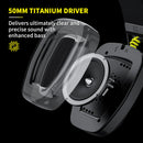 BINNUNE BW06 Fone de ouvido sem fio para jogos de 2,4 GHz com microfone para PS5 PS4 PC Mac Playstation Fone de ouvido para jogos Bluetooth com microfone