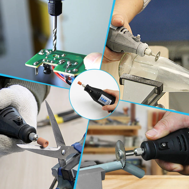 130w ferramenta rotativa elétrica velocidade variável mini broca moedor com dremel acessórios bits para gravura lixar corte moagem