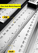 Escala detectora de régua de ângulo digital, 200/300/500mm, adequada para ferramentas de medição de marcenaria, ferramentas multifuncionais de alta precisão