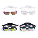 Óculos de natação Óculos de natação de armação grande HD grande angular antiembaçante proteção UV Óculos de natação para adultos sem vazamento