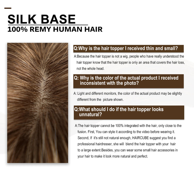 Toppers de cabelo loiro ombre para mulheres 100% remy cabelo humano topper com base de seda bang clipe em topper extensão de cabelo com cabelo fino