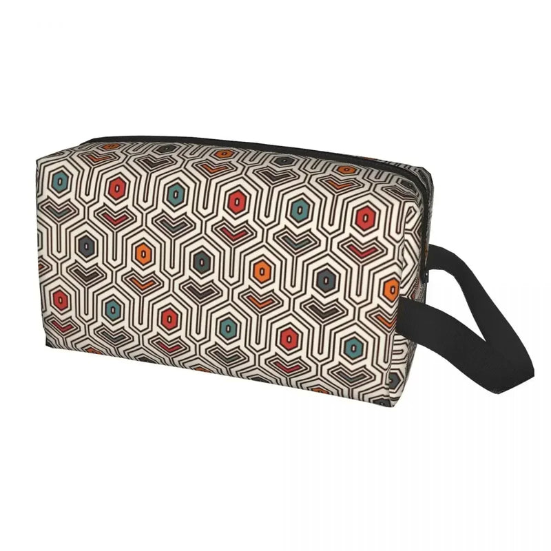 Bag Travel Cosmetic Organizer Fashion Traditional Africa Ethnic Pattern Storage Toiletry Bags