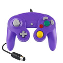 Controlador de jogo com fio para GameCube NGC Joystick de gamepad com fio de botão único para console de jogos NGC