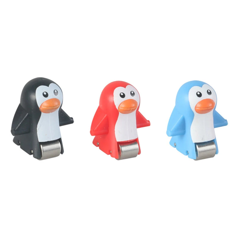 3PCS Racing Car Train Toy Duck/Pig/Dinosaur/Penguin Climb Stairs Toy Stair Climbing Toy for Slide Climbing Stairs