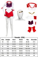 Hino rei cosplay anime marinheiro marte cosplay fantasia traje disfarce para mulheres meninas vestido bandana halloween carnaval terno