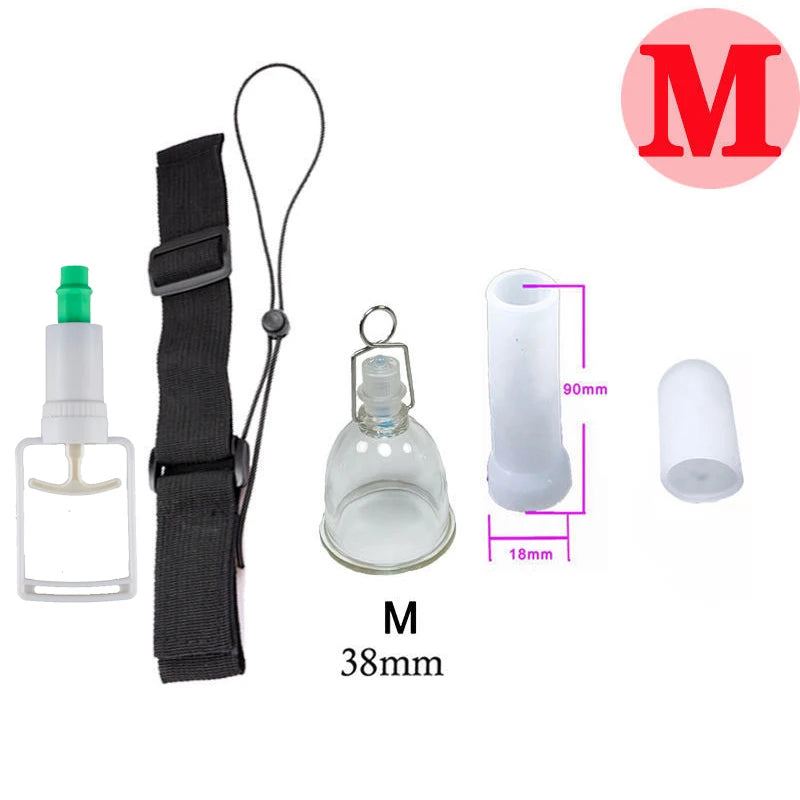 Extensor de ampliação da bomba peniana, copo de vácuo, cabide, treinador, pau, intensificador de ereção, maior crescimento, brinquedos sexuais adultos para homens