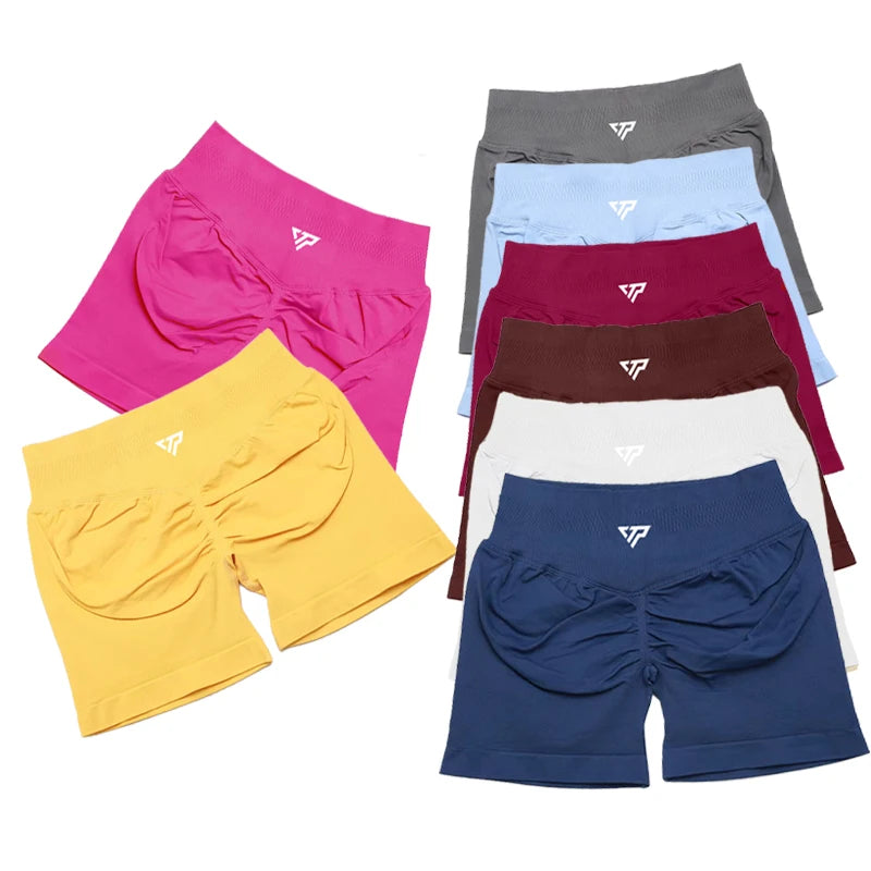 Alta qualidade de boa qualidade esportes femininos estiramento shorts de fitness yoga treinamento correndo pilates apertado yoga shorts