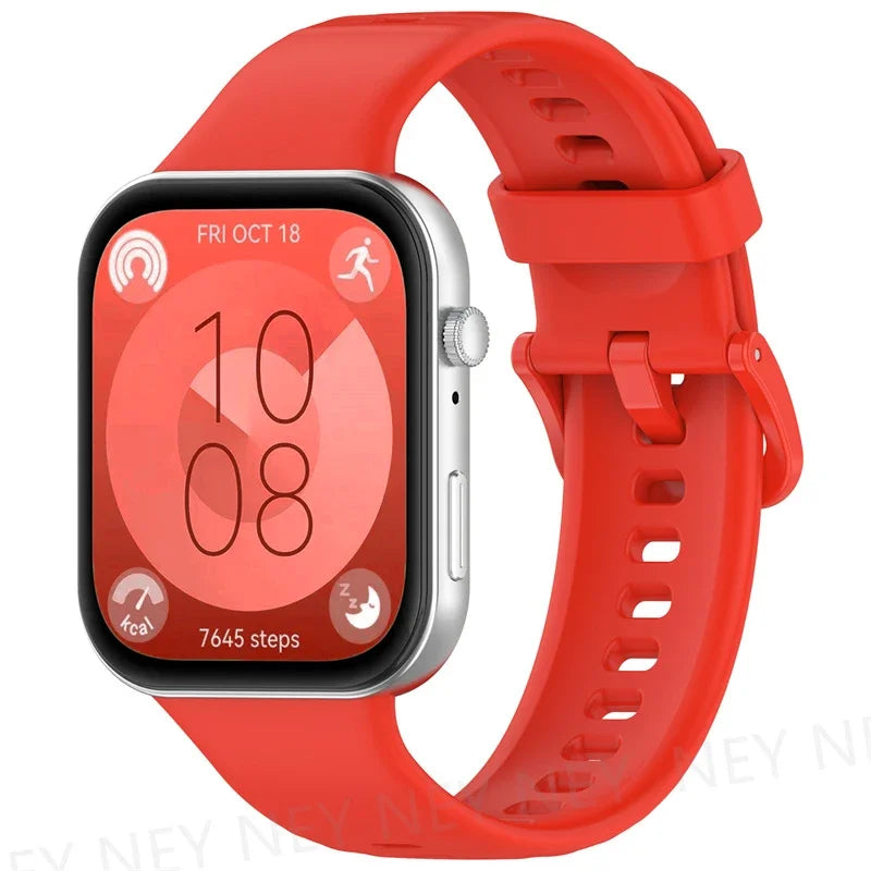 Watchband for huawei watch fit 3 strap sport official-website 1:1 Smartwatch silicone bracelet for correa huawei fit3 Accesorios