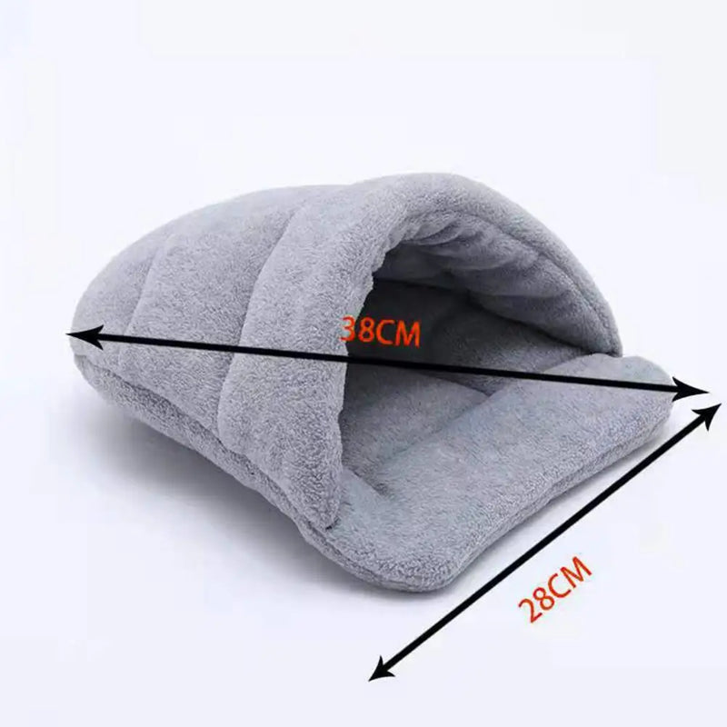 Cat Sleeping Bag Soft Kitten Mat Fleece Rabbits Bed Breathable Sweat-absorbent Warm Nest for Teddy Kennel Pig Hamster Cat Nest