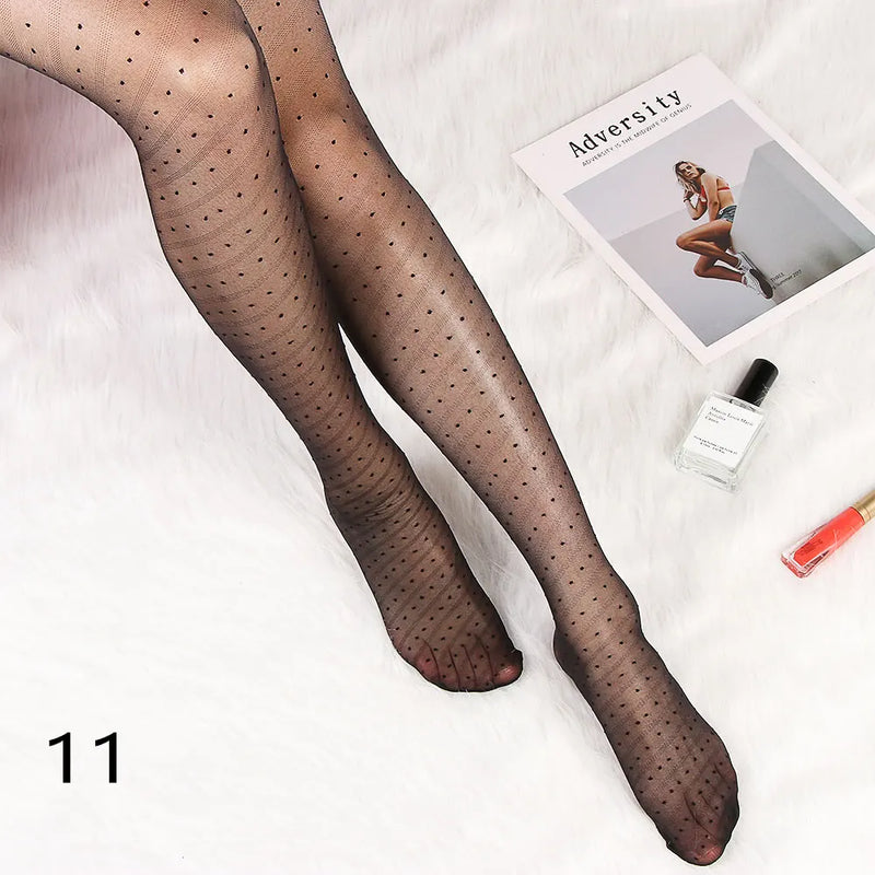 Female Thigh Sheer Elastic Plus Size Women Lingerie Pantyhose Thigh stockings