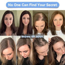 Toppers de cabelo humano 100% real para mulheres ombre marrom loiro topper de cabelo 3.5*4 polegadas base de renda clipe em extensões de cabelo para perda de cabelo