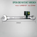 Laoa 8-27mm chave de catraca de extremidade aberta combinação chave de soquete de catraca chave universal ferramenta manual de reparo de carro de bicicleta