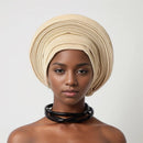 Headtie Africano para Mulheres, Headtie Nigeriano, Aso Oke Headtie, Envoltórios Cabeça, Turbante Gele, Alta Qualidade, Festa de Casamento