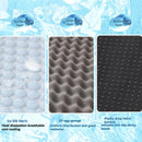 Cama grande para cães, respirável, primavera verão, resfriamento, antiderrapante, cama para gatos com travesseiro, tecido de seda gelada, cama para cães pequenos, almofada para animais de estimação