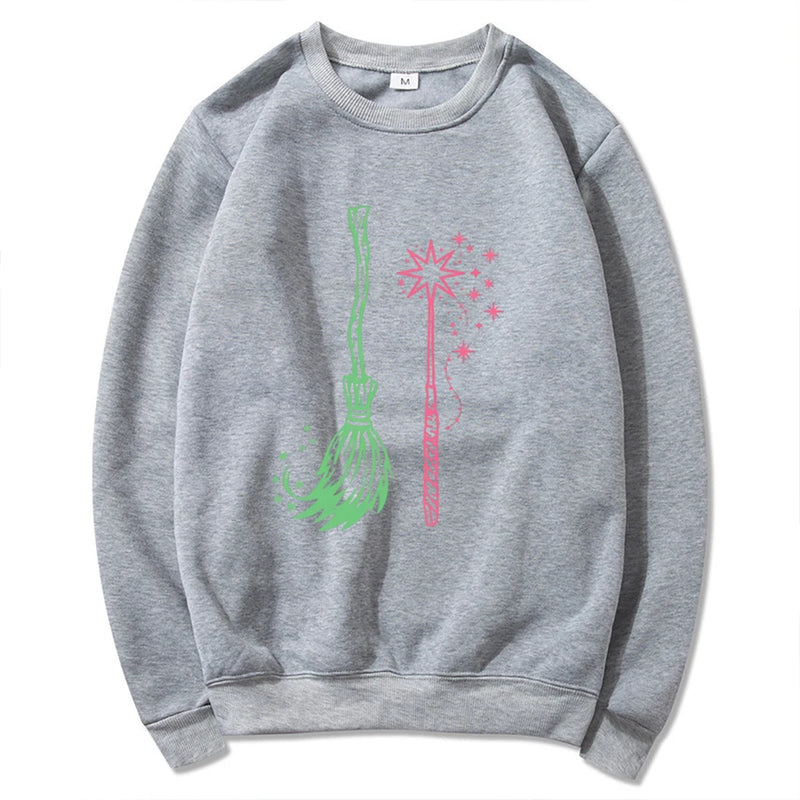 Elements Wicked Sweatshirt Changed for Good Sweater Pink and Green Pullover Wicked A New Musical Shirt Pink and Green Tops