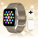 Android Phone Smart Watch para homens e mulheres, 1,44 "tela colorida, Bluetooth Call, oxigênio no sangue, monitoramento de pressão, 2024