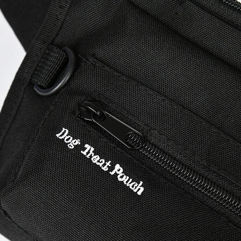 Saco de tratamento para cães de qualidade, treinamento profissional, abertura magnética, bolsa para tratamento de animais de estimação com clipe ajustável, cinto de cintura, suprimentos para animais de estimação