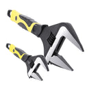 Chave inglesa ajustável de 6/8/10/12 polegadas, grande, aberta, aço inoxidável, oficina doméstica, multifuncional, ferramentas de reparo manual