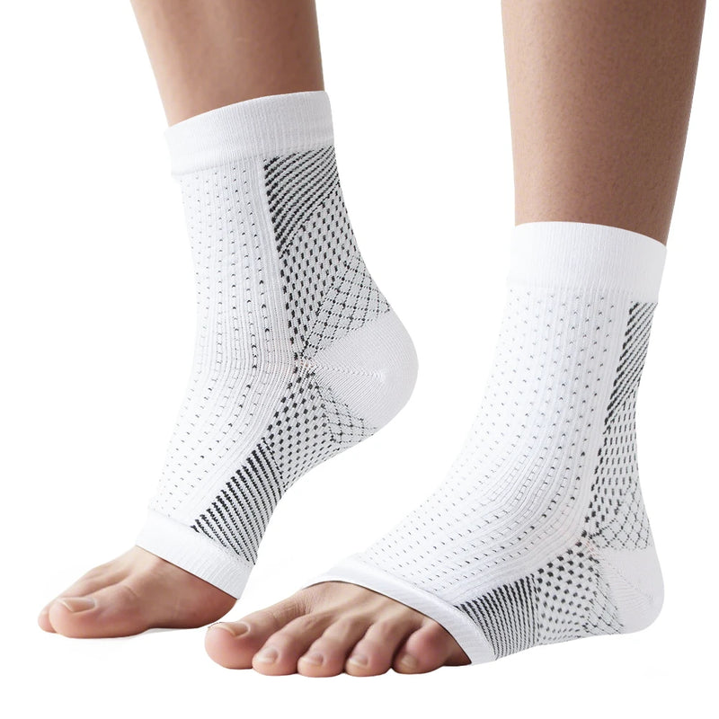 1Pair Neuropathy Socks - Peripheral Neuritis Therapy Compression Diabetic Open-Toe Foot Sleeves for Ankle Gout,Nerve Damage Pain