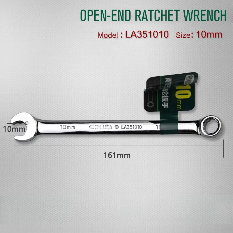 Laoa 8-27mm chave de catraca de extremidade aberta combinação chave de soquete de catraca chave universal ferramenta manual de reparo de carro de bicicleta