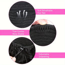 Extensões encaracolados perversos do rabo de cavalo do cabelo humano para mulheres, cordão, grampo-dentro