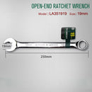 Laoa 8-27mm chave de catraca de extremidade aberta combinação chave de soquete de catraca chave universal ferramenta manual de reparo de carro de bicicleta